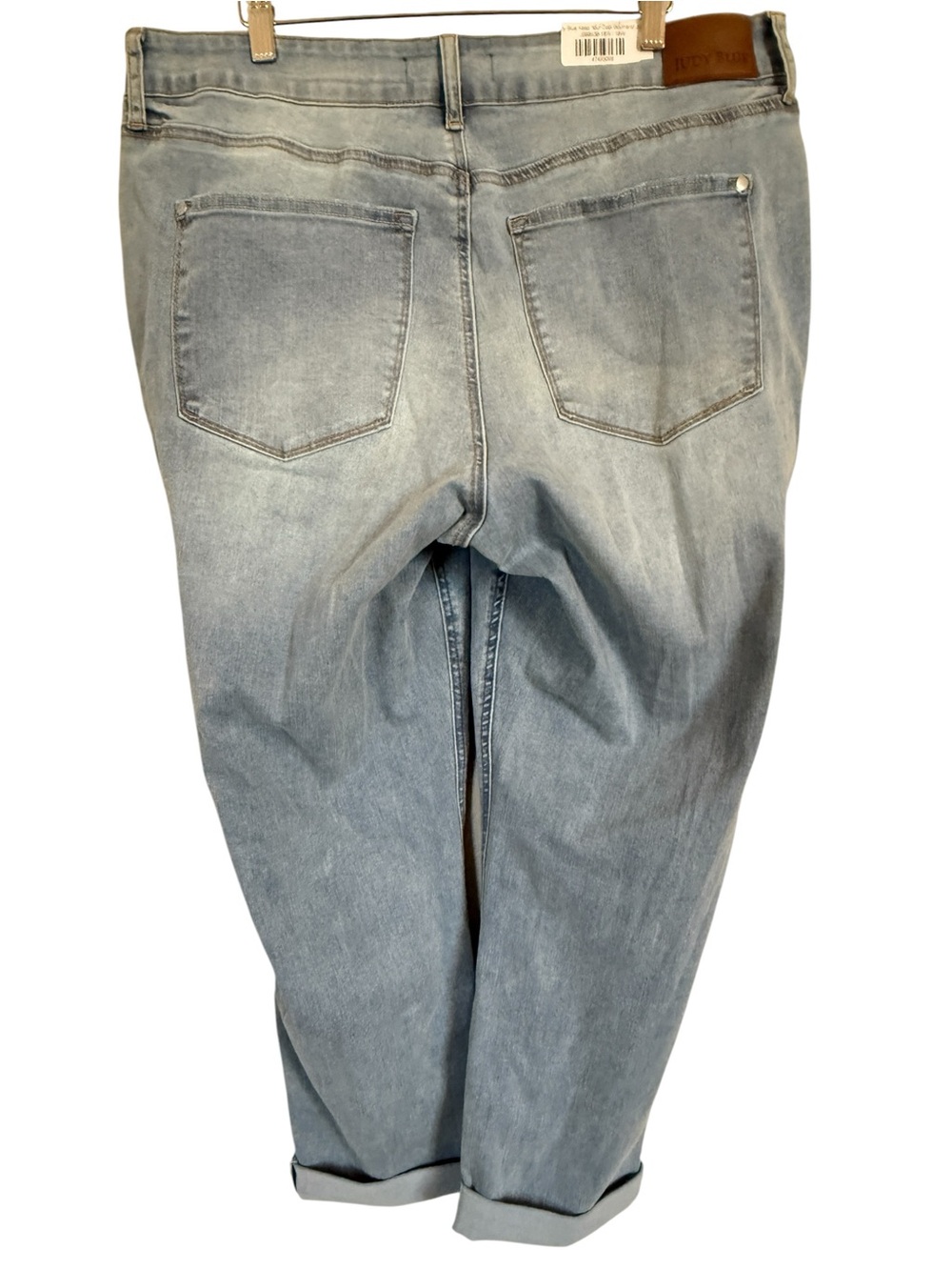 NWT Judy Blue JB88938 Keep Your Cool V Front Boyfriend Jeans 18W Sorbtek Cooling - Picture 4 of 16